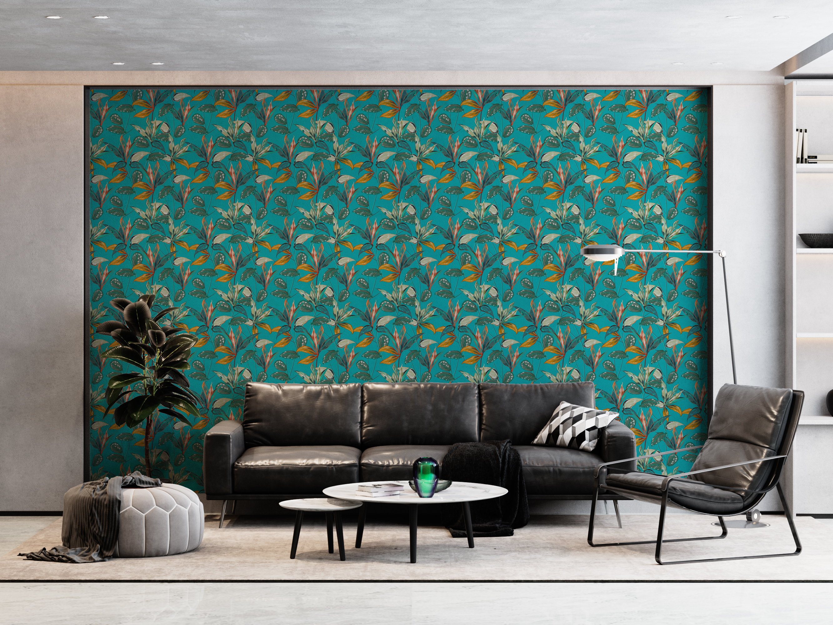 美牆壁布//絢彩之森(約1.5坪/捲)