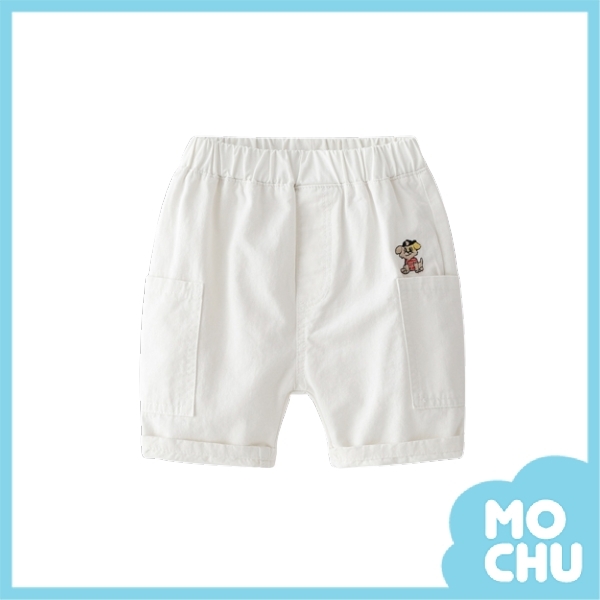 刺繡小狗短褲(四色)