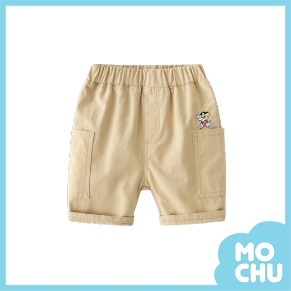 刺繡小狗短褲(四色)