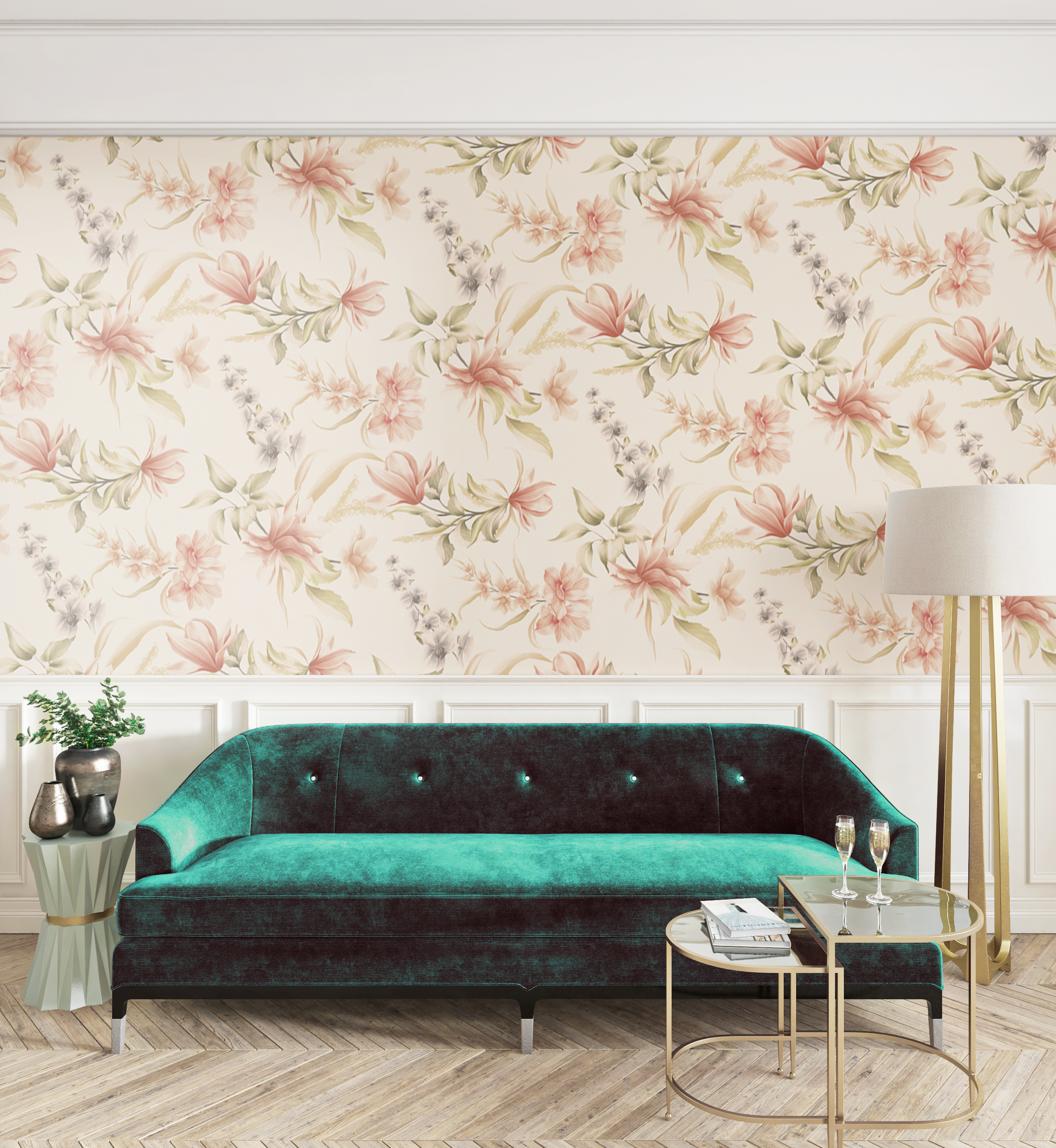 美牆壁布//落英紛紛(約1.5坪/捲)