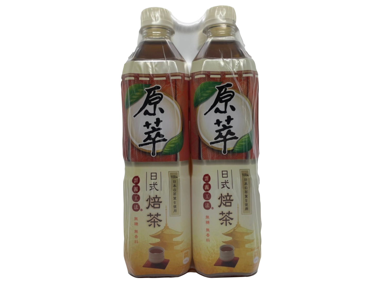 【原萃】無糖日式焙茶580ml (4瓶裝)