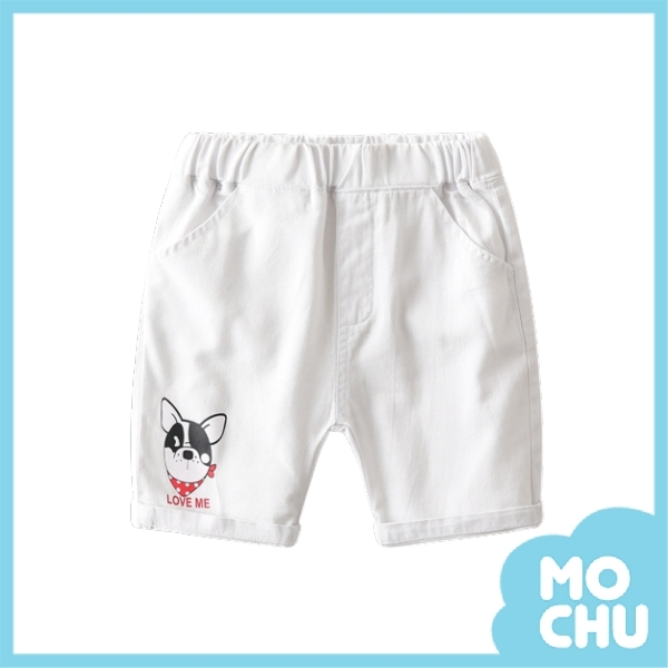 領巾小狗休閒短褲(四色)