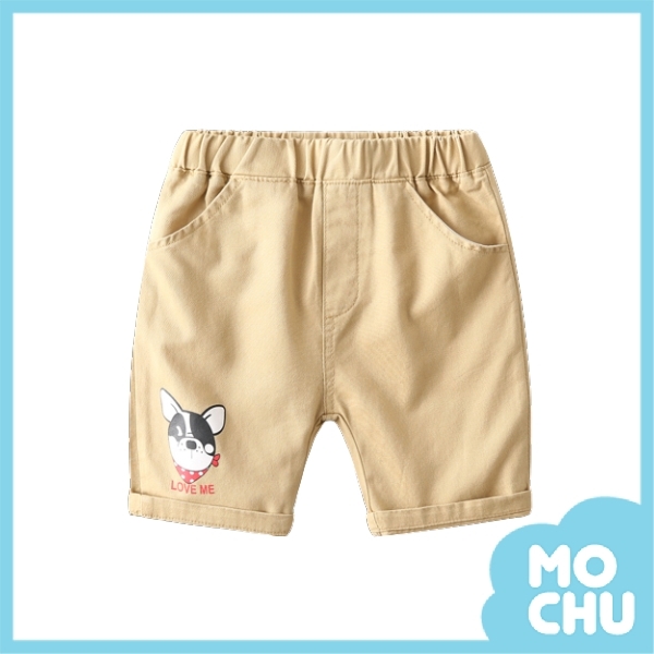 領巾小狗休閒短褲(四色)