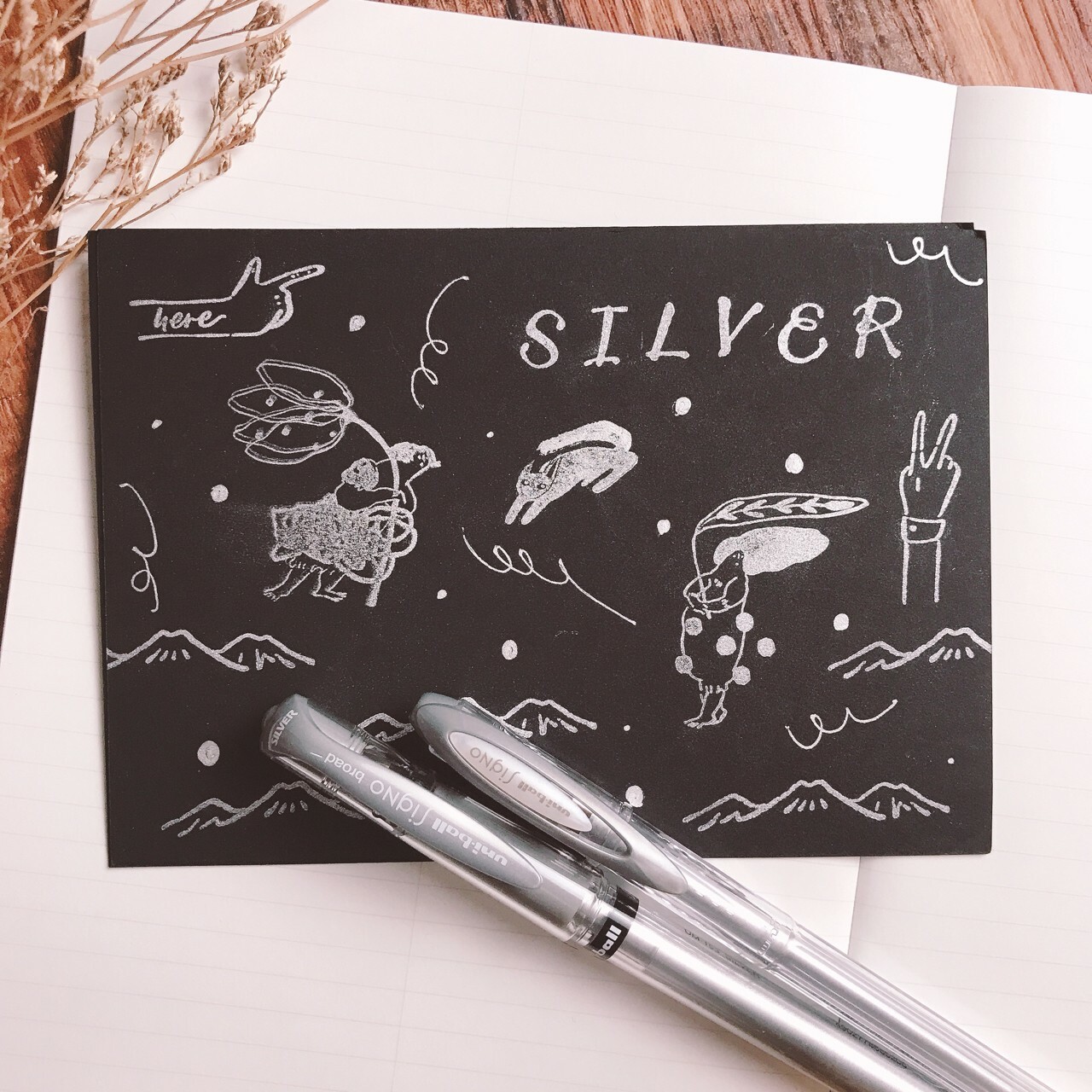 UNI｜UNI BALL SIGON 牛奶筆 - 銀色