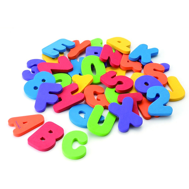 字母數字洗澡玩具學習組