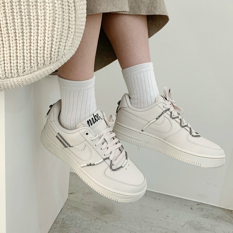 Nike Air Force 1 Light Orewood Brown 米杏色 奶茶燕麥 抽繩 DH4408-102