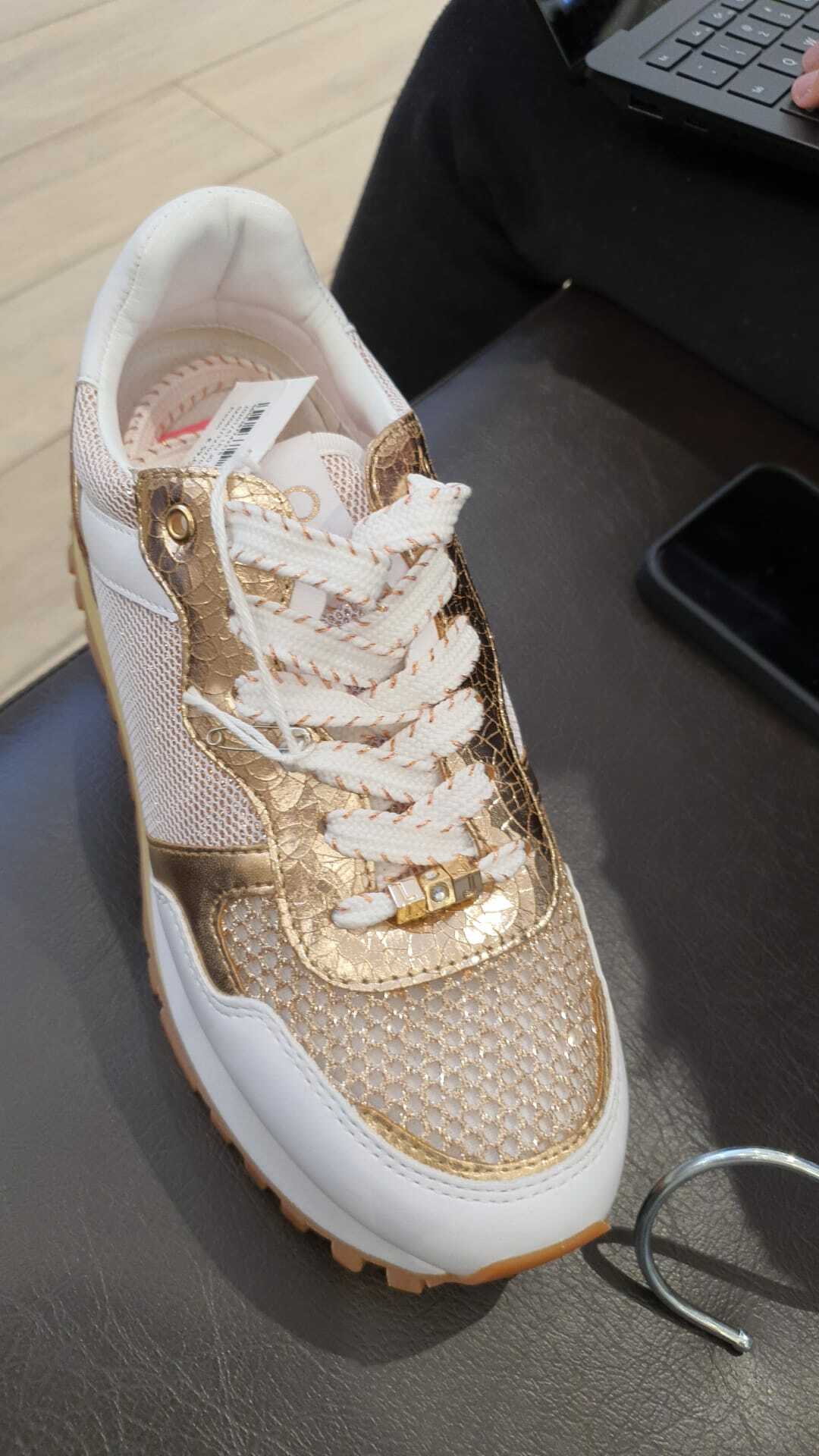 [E] LIU JO MAXI WONDER 2 SNEAKERS,ROSE GOLD, BXX063-TX102 (ELJ50)