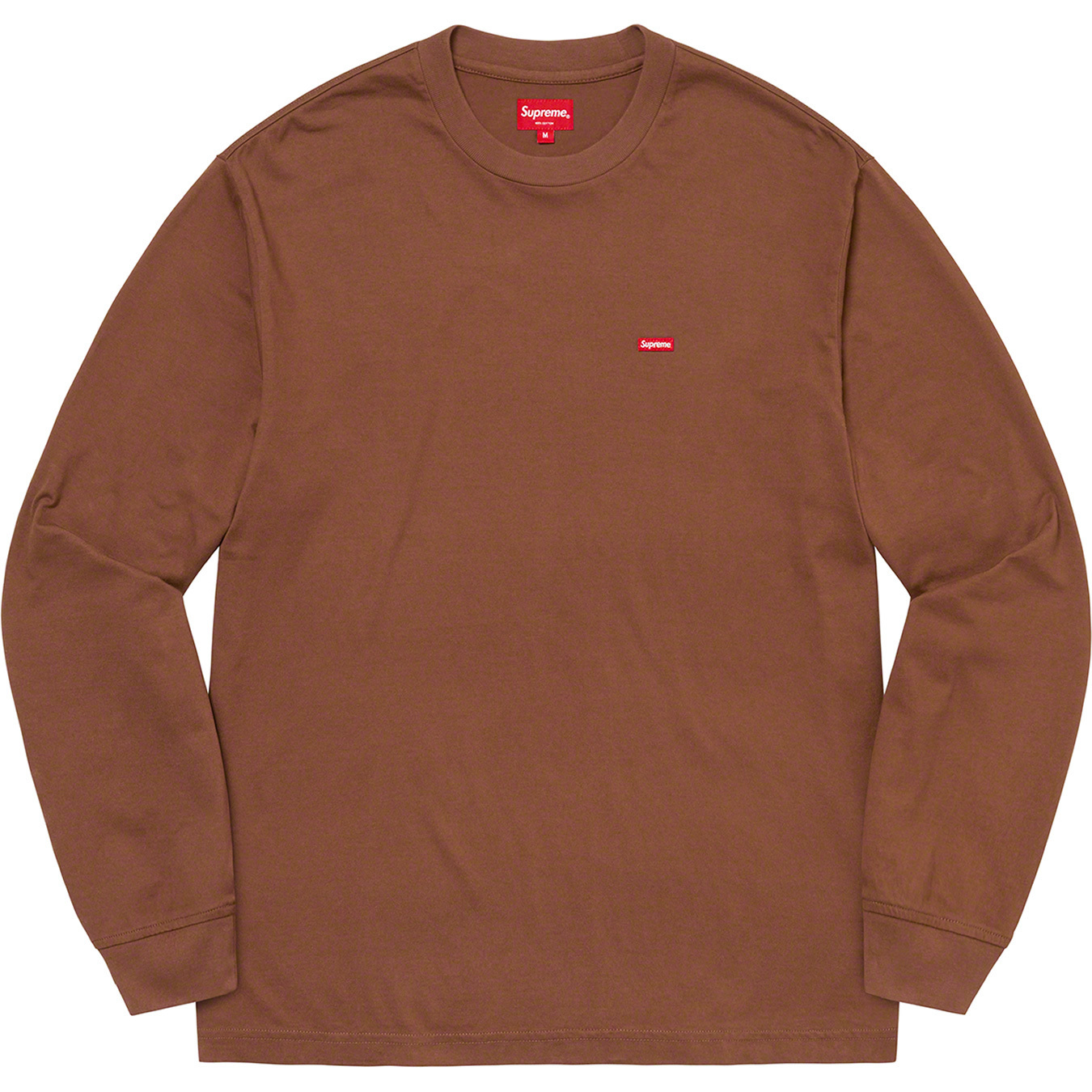 Supreme Small Box L/S Tee Dark Brown - Tシャツ/カットソー(七分/長袖)