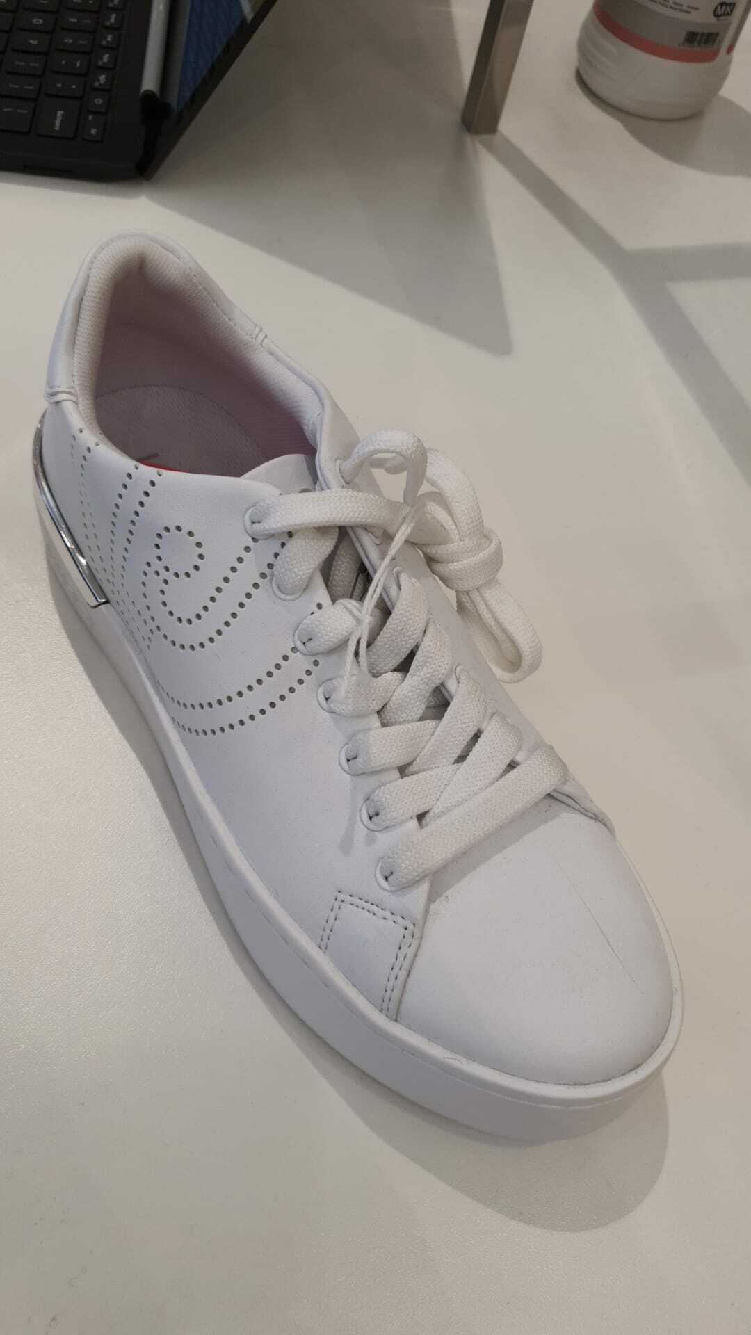 [E] LIU JO SILVIA 33 SNEAKERS,WHITE, BA1029-EX104-01111 (ELJ59)