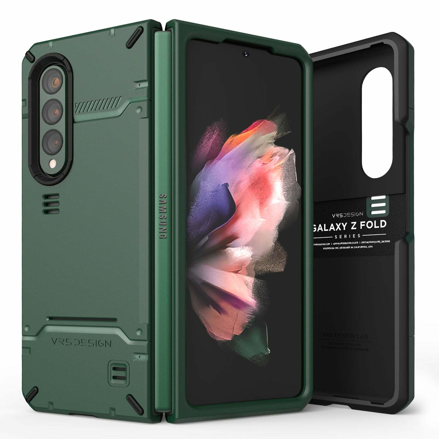 VRS Design - Hard Drop - Galaxy Z Fold 3 5G Case 高度防撞手機殼