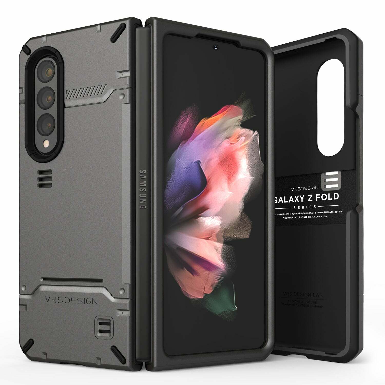 VRS Design - Hard Drop - Galaxy Z Fold 3 5G Case 高度防撞手機殼