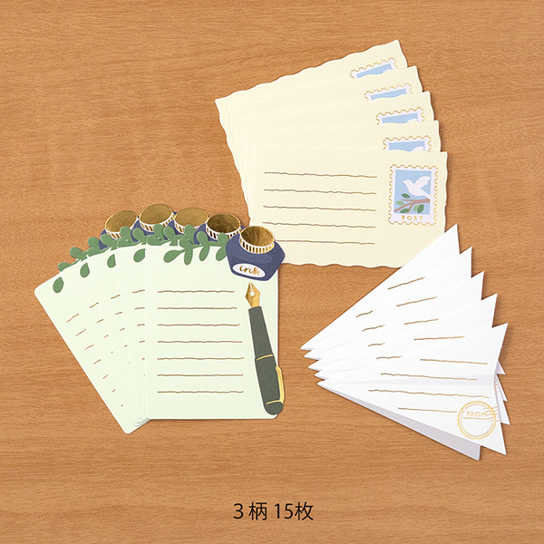《信紙》可書寫貼紙組｜日本MIDORI