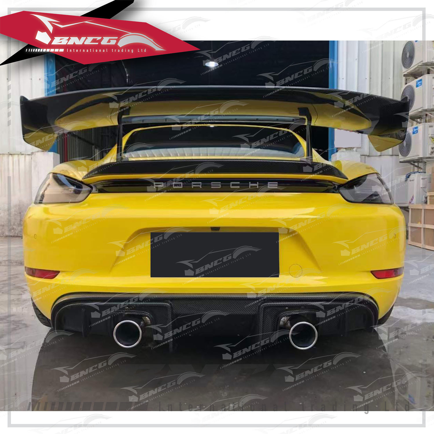 保時捷 Porsche 718 982 2016+ 改裝 304不鏽鋼 尾段 排氣管 尾飾管