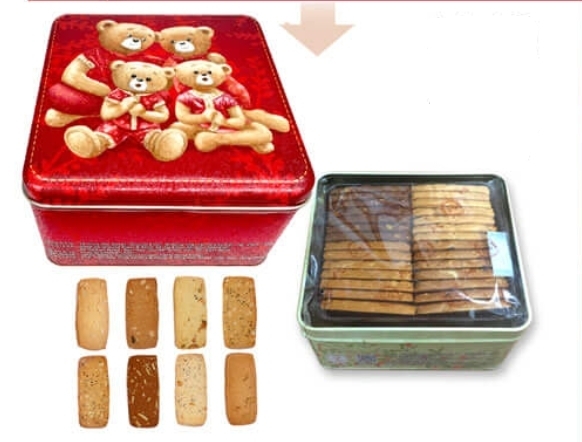 香港 Jenny Bakery 珍妮曲奇 八味果仁曲奇餅乾 690g｜聰明小熊限定禮盒・香港人氣伴手禮