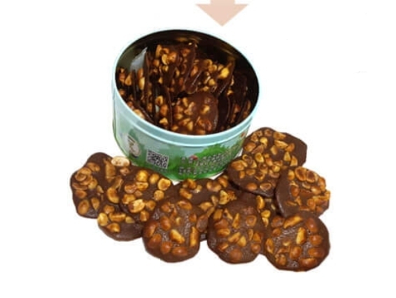 香港 Jenny Bakery 珍妮曲奇 夏威夷果仁可可脆片 255g｜聰明小熊限定版・濃郁可可奶香