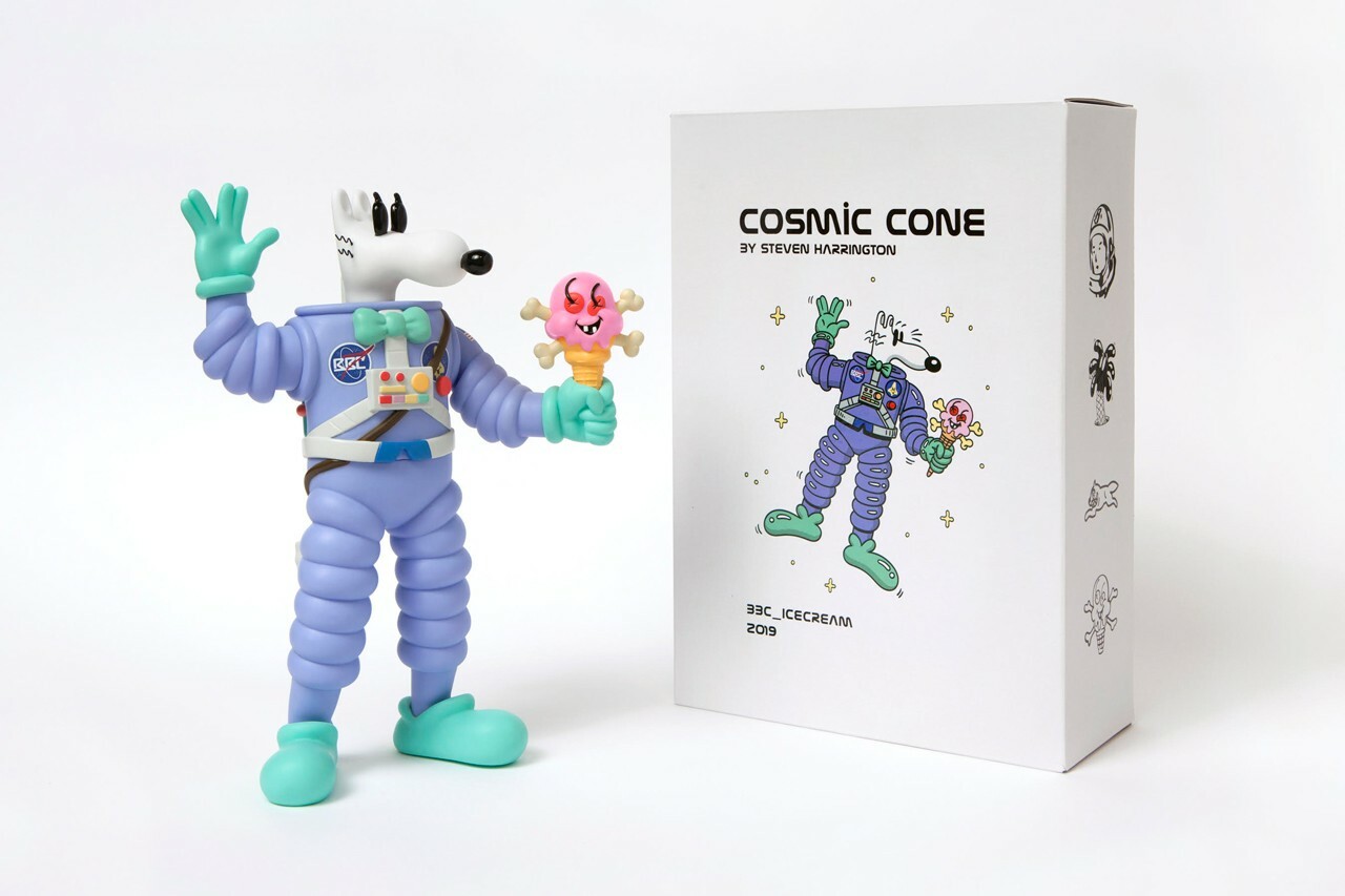 Steven Harrington x ICECREAM 'Cosmic Cone' Sculpture (Pink Cone)