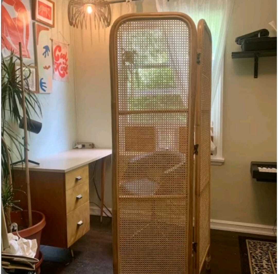 SALOMÉ 3 panel Rattan Divider