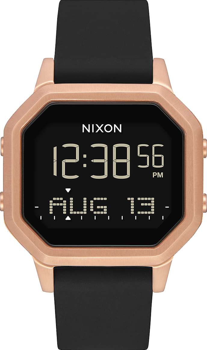 萬年鐘錶 - NIXON 尼克森 衝浪  Siren  電子錶 潮汐顯示電子女錶  A1211-1098   錶徑36MM