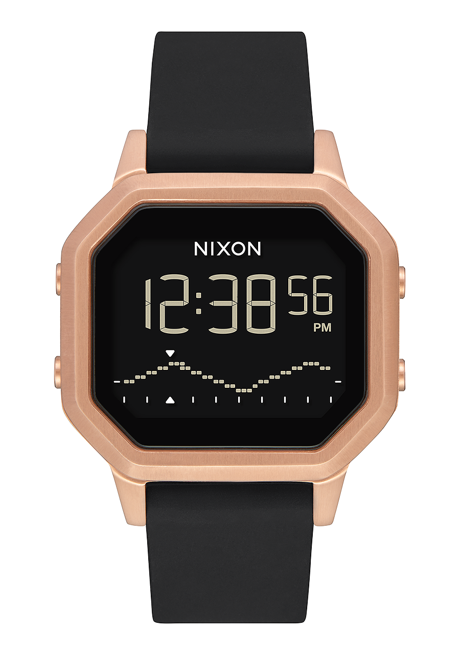 萬年鐘錶 - NIXON 尼克森 衝浪  Siren  電子錶 潮汐顯示電子女錶  A1211-1098   錶徑36MM