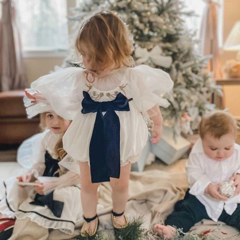 Velvet Lace Puff Bodysuit