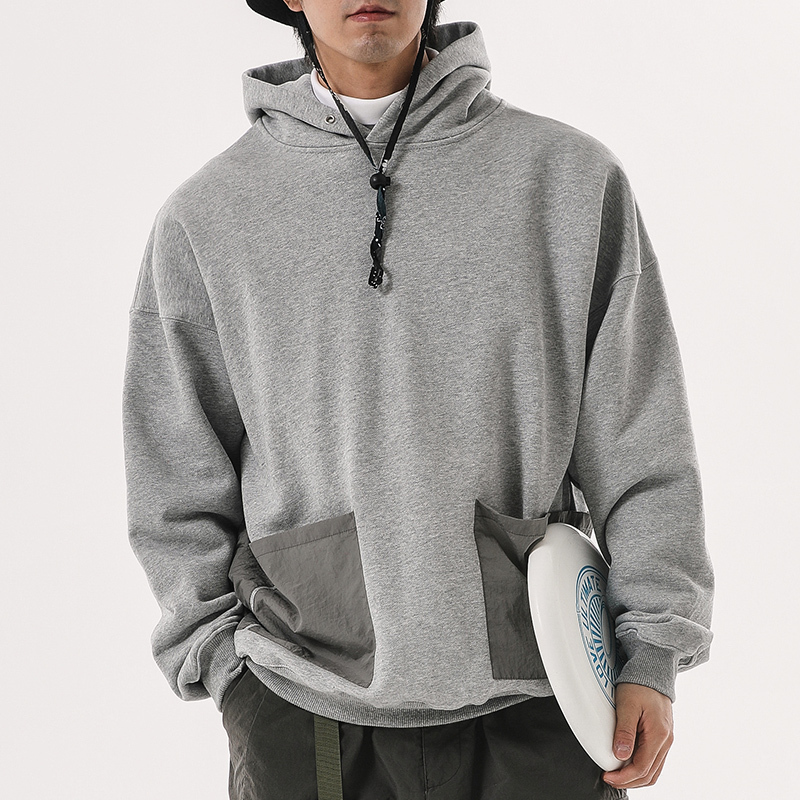 ASH 戶外重磅四袋連帽寬版衛衣