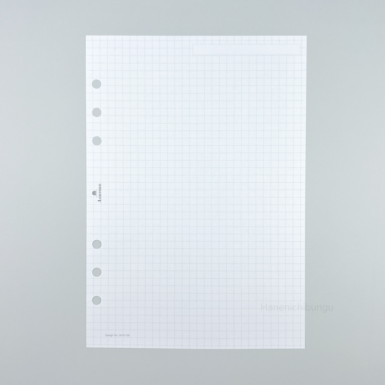 A5／白色方格內頁5mm（30張入）