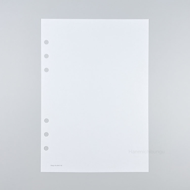 A5／白色空白內頁（100張入）