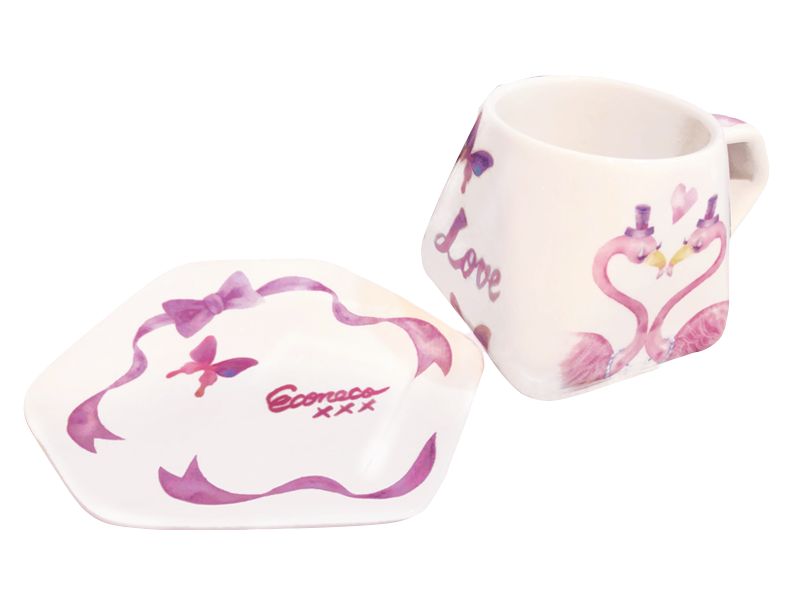 E15-天燈咖啡杯盤_Love framingo