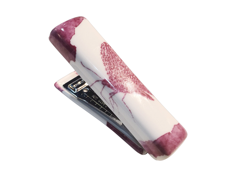 S16-陶瓷釘書機_台灣寬尾鳳蝶