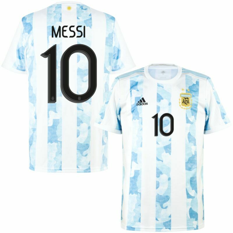 20-22阿根廷國家隊主場美斯球迷版球衣