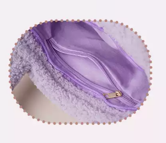 LuLu豬你好夢羊羔絨手提包