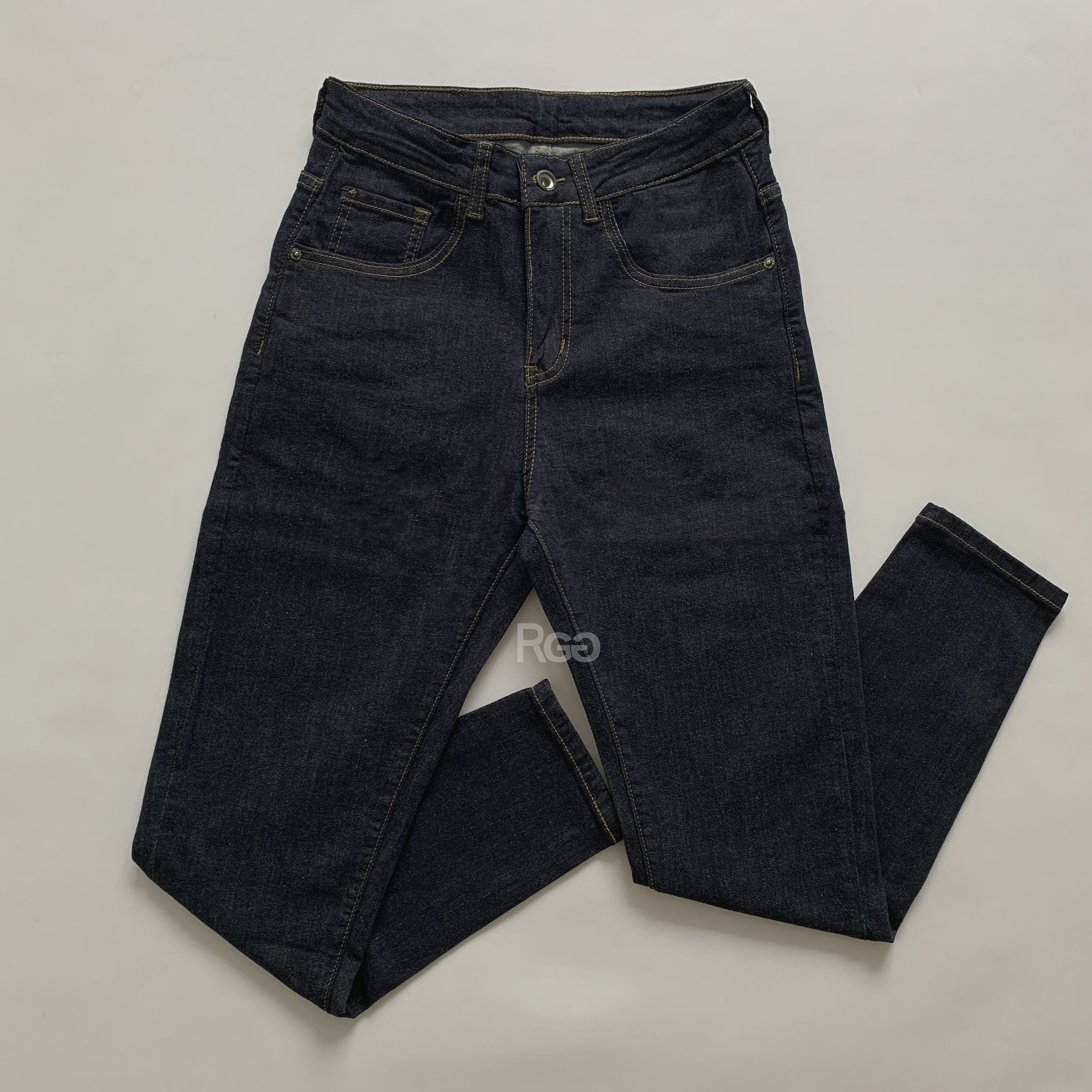 #9218 Q彈 錐形 牛仔褲