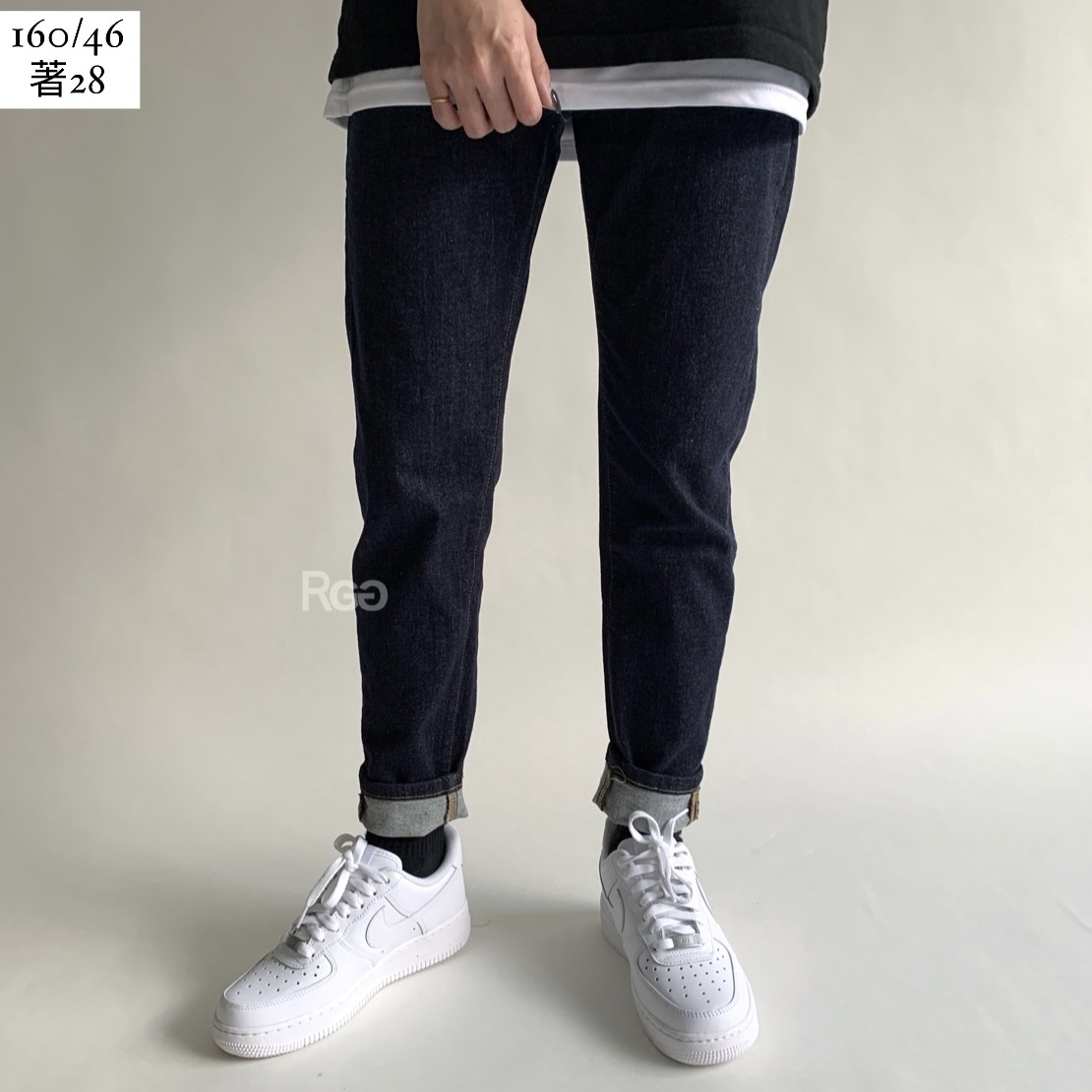 #9218 Q彈 錐形 牛仔褲