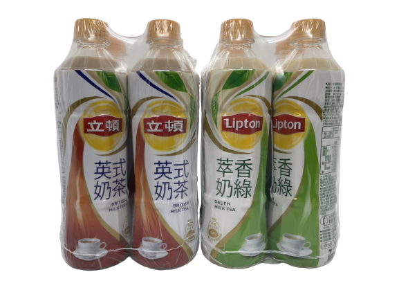 【立頓】英式奶茶/萃香奶綠535ml (4瓶裝)