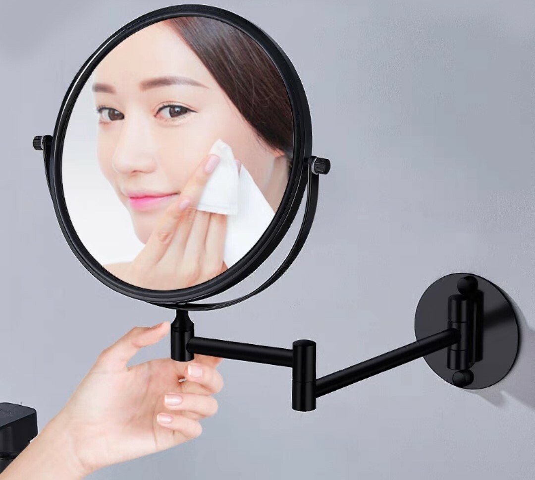 北歐風免打孔伸縮式美容鏡