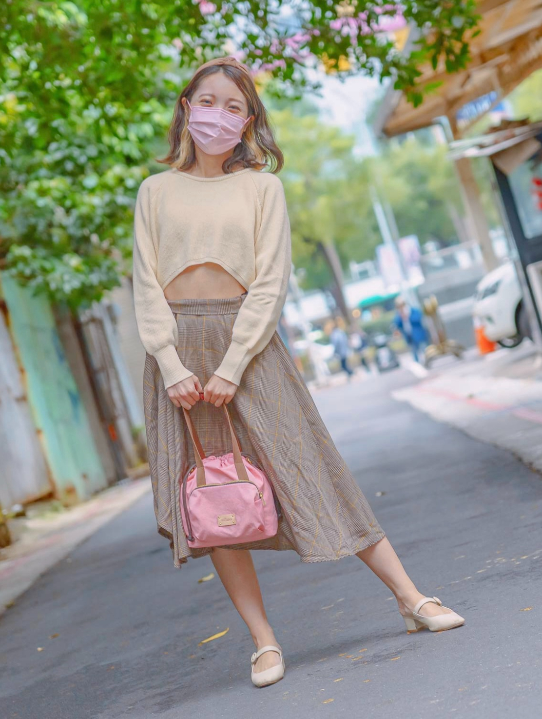 肩背包 粉色包包 粉色包 斜背包 手提包 Soldier 捕夢網束口包 satana SOS2810 浮光粉 KOL推薦 部落客安安