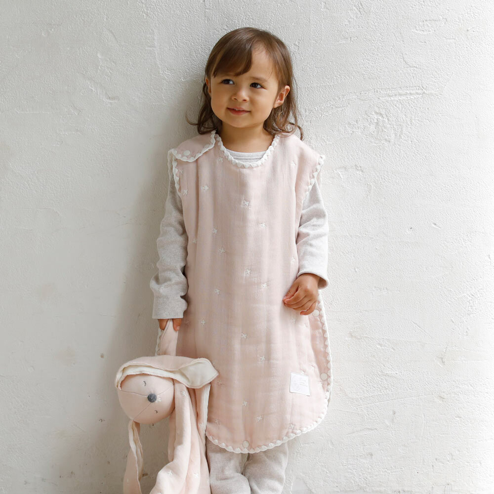 [ 預訂 ]10mois 六重紗睡袋背心 粉紅