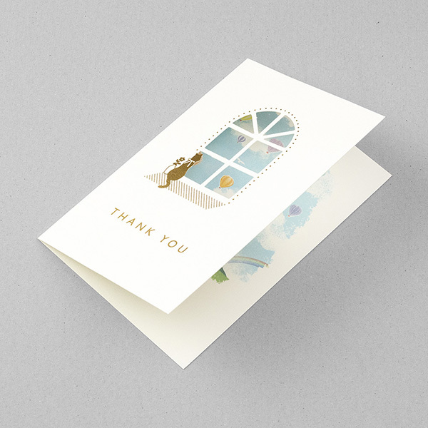 造型花窗卡片 萬用賀卡 感謝卡｜日本MIDORI