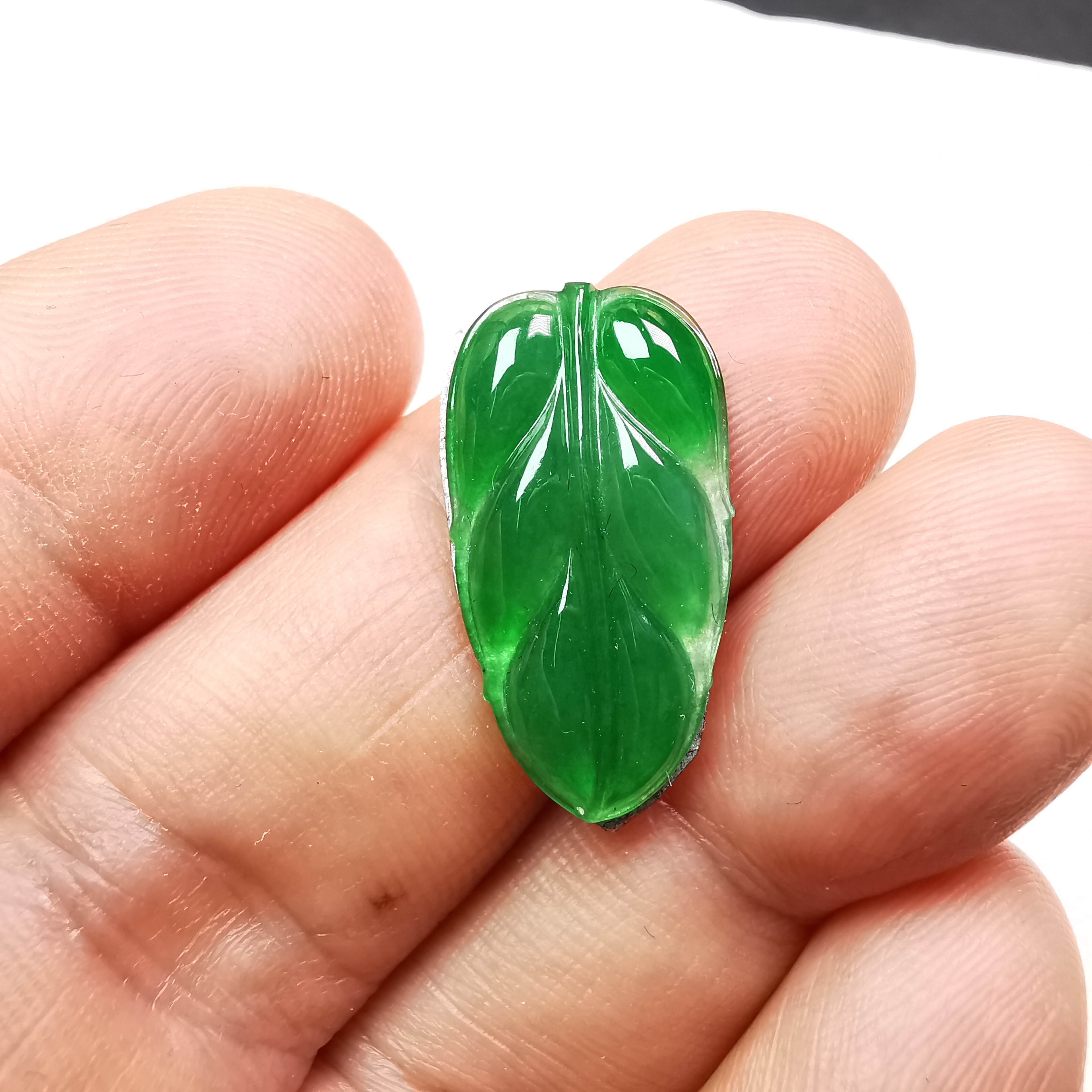 滿綠葉子, 天然翡翠A玉, 緬甸玉, Jade, Jadeite