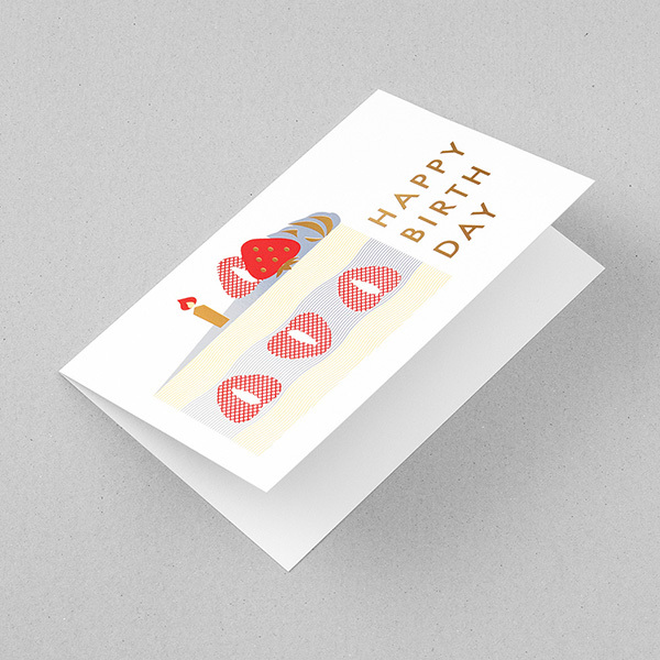 花束 彩色金箔卡片 萬用賀卡 ｜日本MIDORI