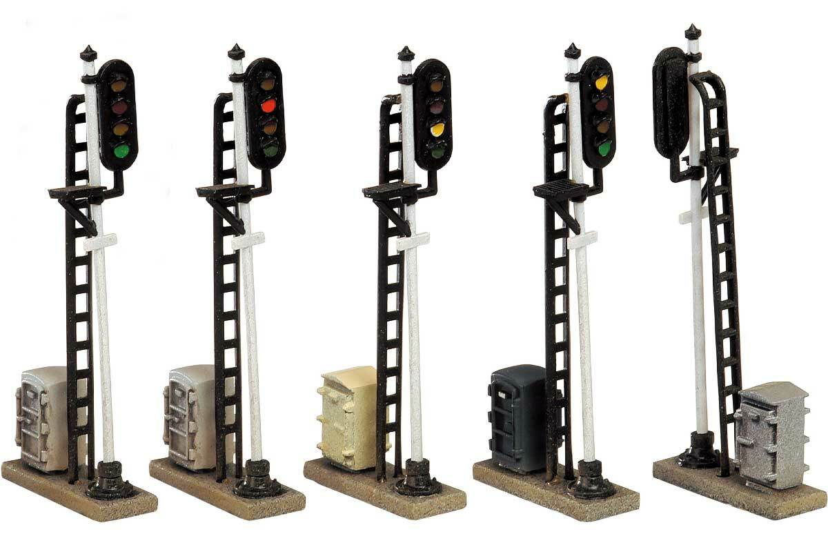 Greenmax 2186 四燈式信號機 (五本入)