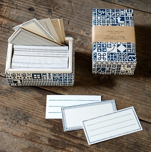 Yamazoe Printing Inc.－Letter Press Box Message Card