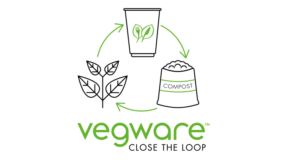 紙湯杯平蓋植物纖維米白色 50 個 (適用於 12-32 安士湯杯)