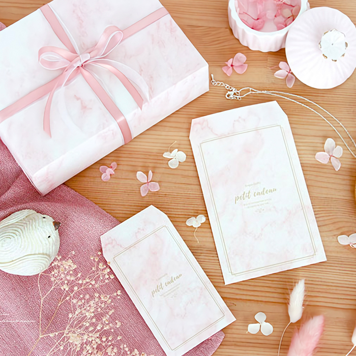 包裝紙-大理石-粉 30入/包 78X53cm【3-24198】