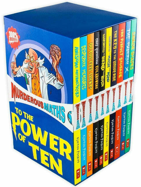 Murderous Maths - To the Power of Ten  10 books Paperback - Kjartan Poskitt