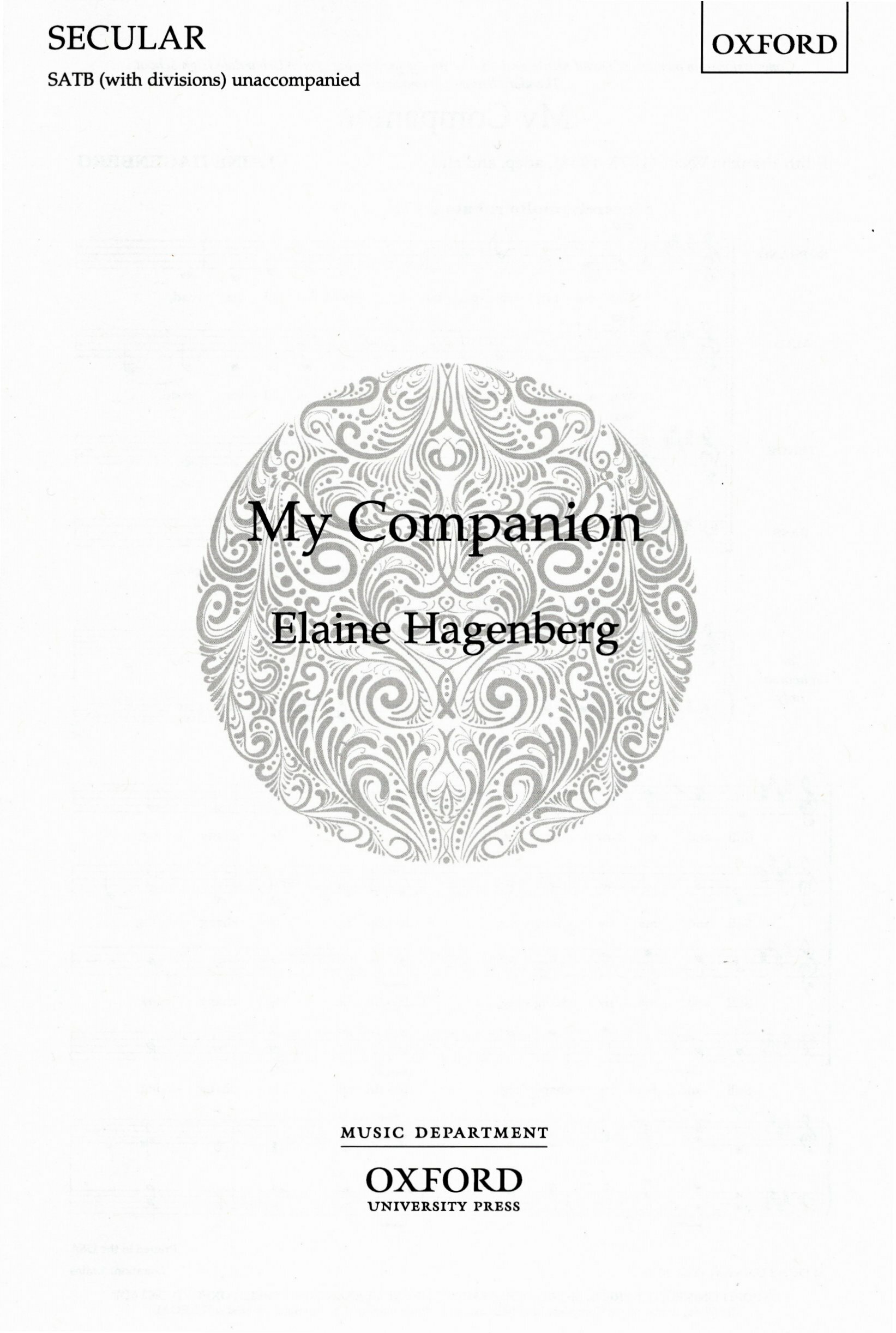 【混聲四部】《My Companion》