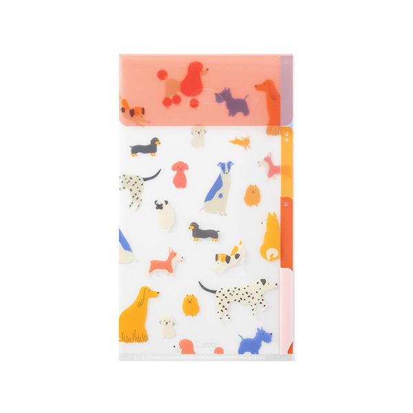 小狗款 3層安全資料夾 A5 ｜日本MIDORI