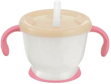 Richell Aqulea 嬰兒吸管式飲水杯 150ml  (粉紅)