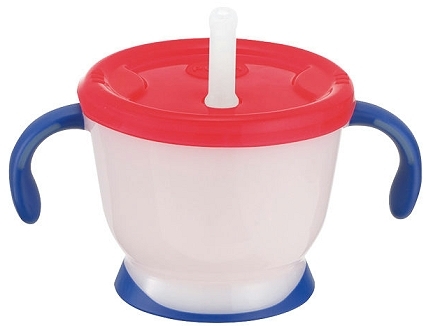 Richell Aqulea 嬰兒吸管式飲水杯 150ml (藍色)