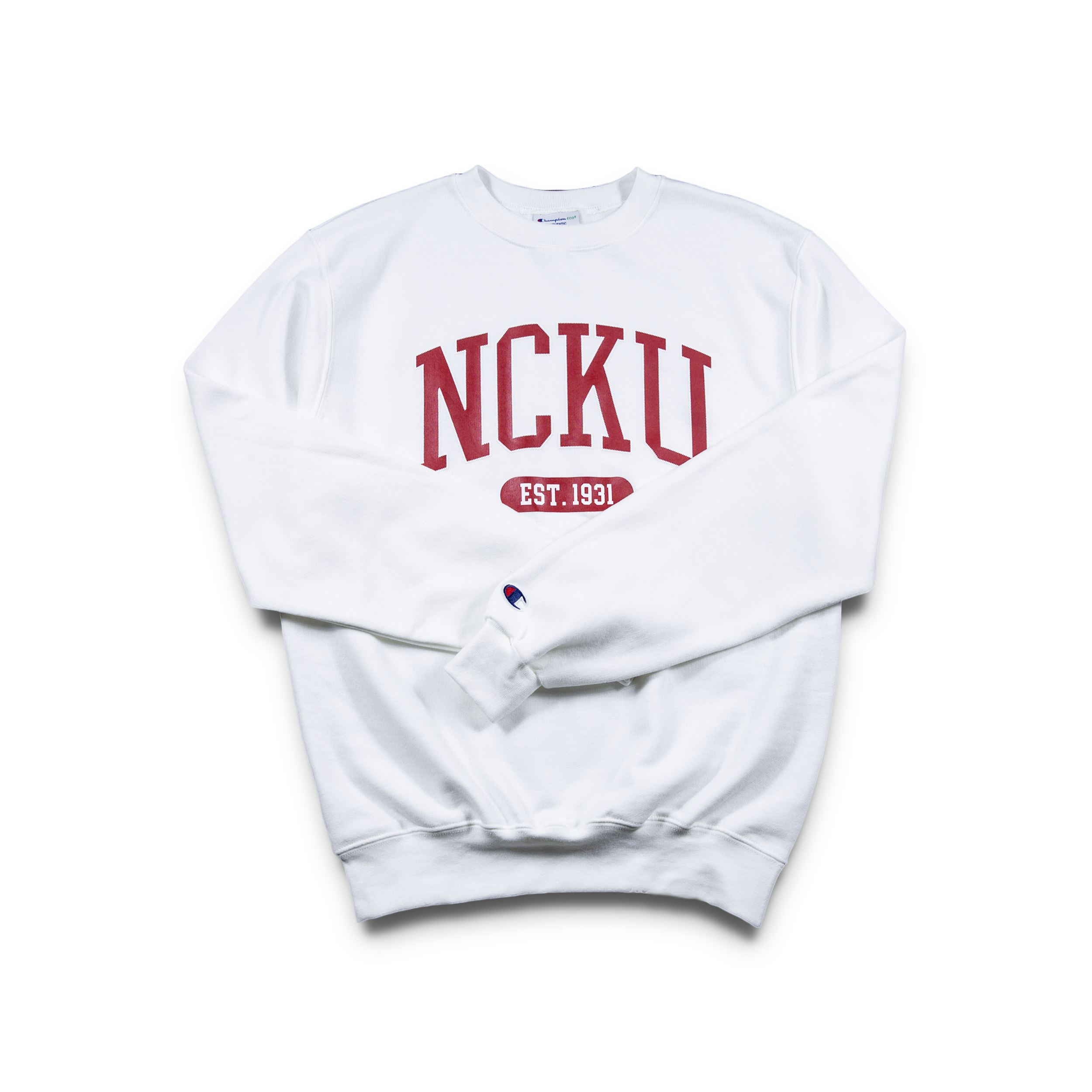 Champion® 成功大學 NCKU 立體大LOGO 大學T - (白色)